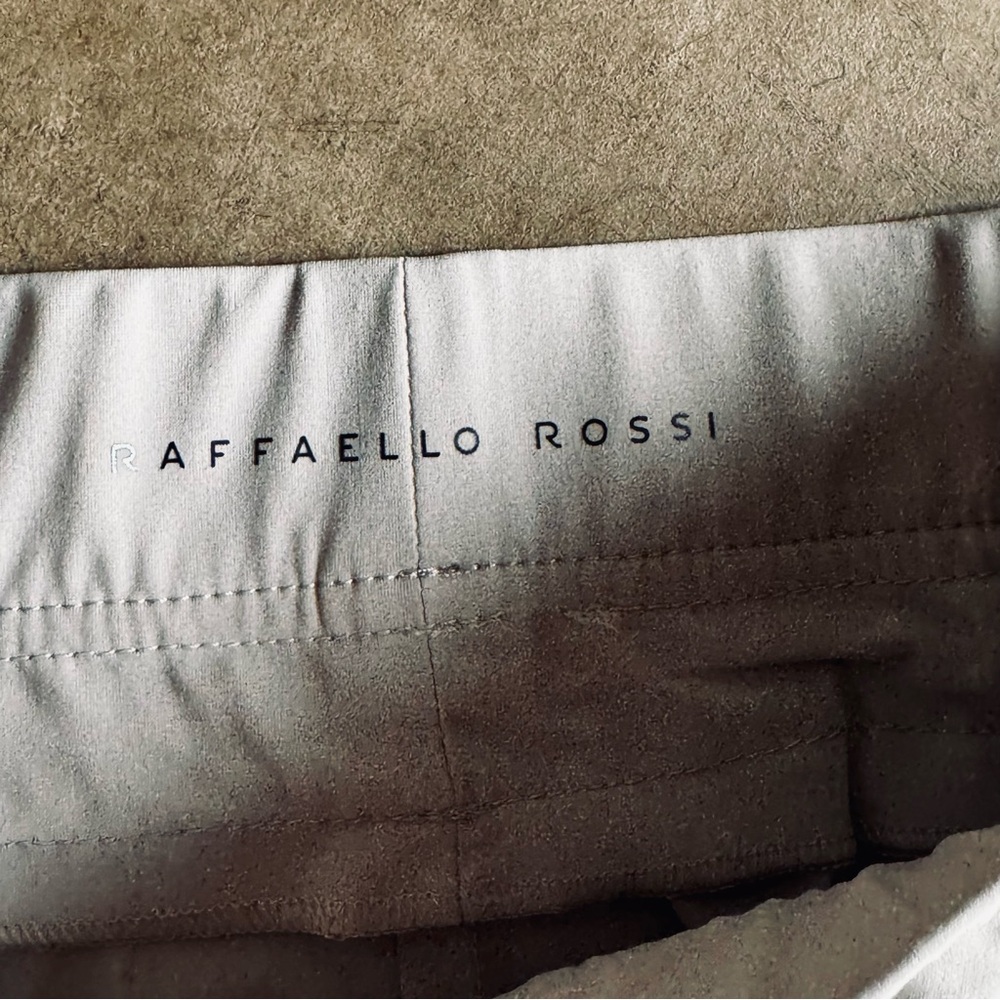 RAFFAELLO ROSSI Cream /Stone Track Athletic Pants, Zip Pockets (4) - Picture 8 of 12